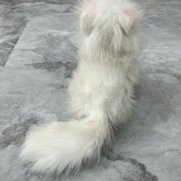 Webkinz HM110 White Long Haired Persian Cat NO Code Kitty Stuffed Animal - Picture 7 of 7